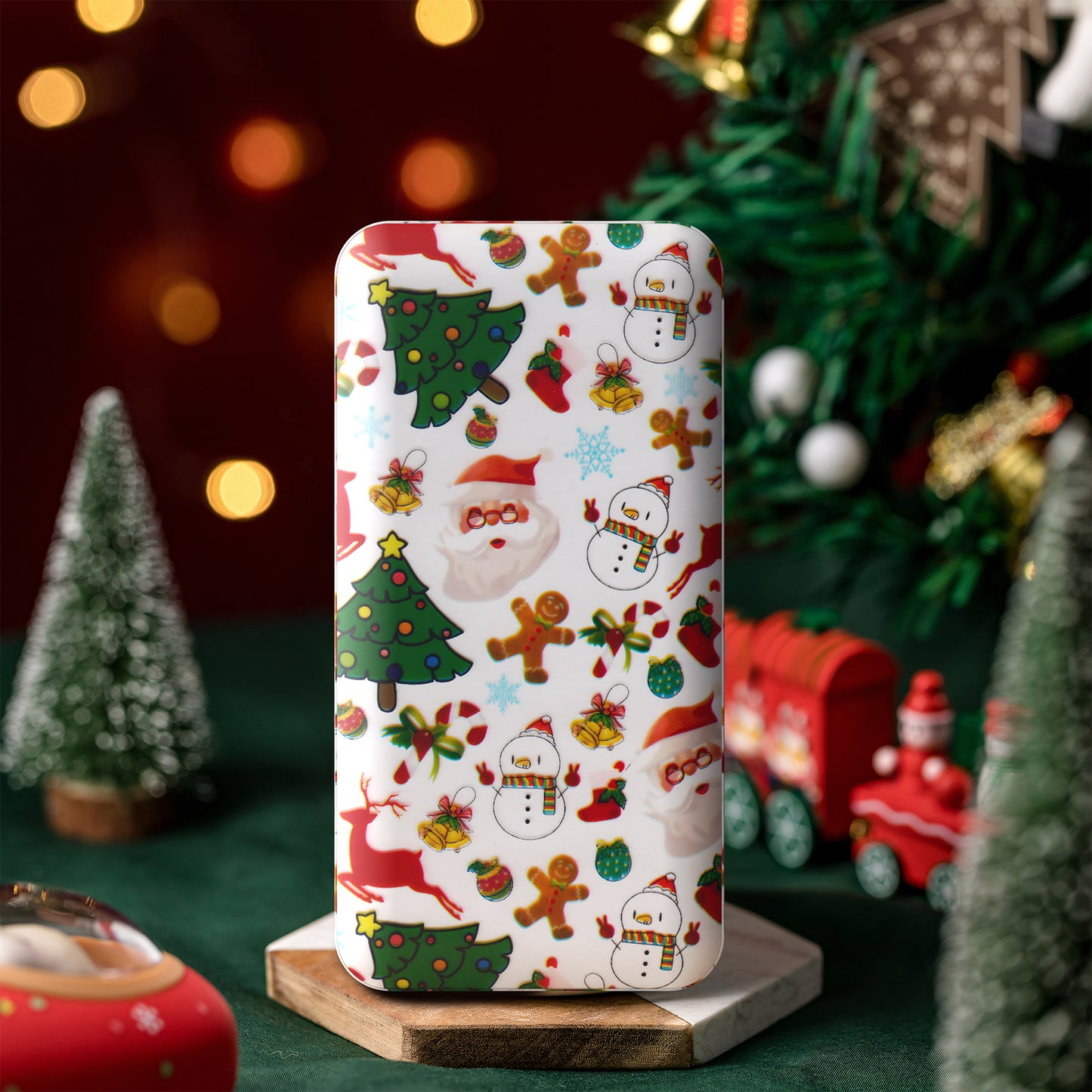 Portable Charger, Slimmest 10000mAh 5V/2A Power Bank, USB C in&out High-Speed Charging Battery Pack, External Phone Powerbank Compatible with iPhone 15 14 13 12 11 Samsung S22 S21 Google iPad etc