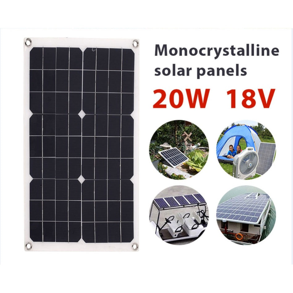 SOLAR PANEL 100watts MONOCRYSTALLINE 100w/50W/30W/10W