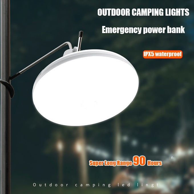 Power Bank Camping Light 10000MAH Long Lasting Waterproof LED Rechargeable Hiking Tent Lantern Fishing Outdoor Light
