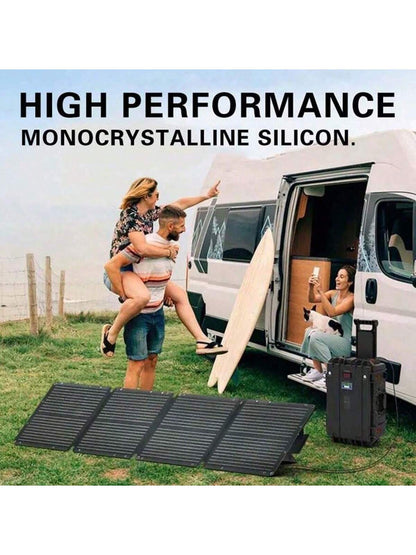 30W foldable portable solar panel fast charging USB/DC output with charging cable