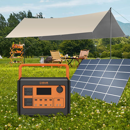 Power Station 220v 1200W/320000MAH/1024WH Lithium Battery Multi-Function Portable Light and handy Big Capacity Solar Generator Station Powerbank Quick Charge With wireless charging function