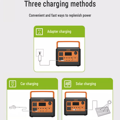 Power Station 220v 1200W/320000MAH/1024WH Lithium Battery Multi-Function Portable Light and handy Big Capacity Solar Generator Station Powerbank Quick Charge With wireless charging function
