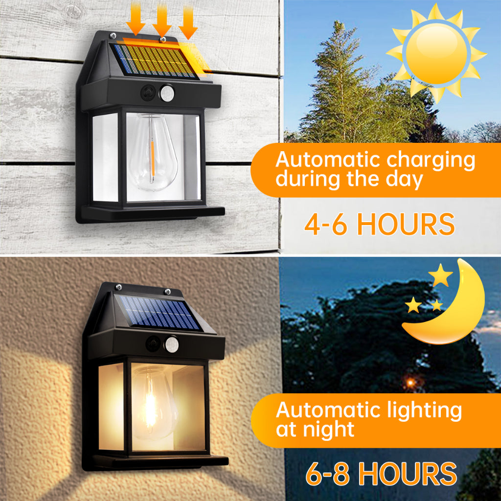 NEW Arrive Solar Wall Light Outdoor Lamp Hiasan Waterproof Garden Decor Lantern Street Solar Lamp Light Decora