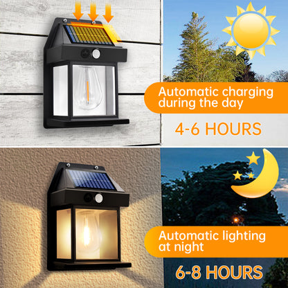 NEW Arrive Solar Wall Light Outdoor Lamp Hiasan Waterproof Garden Decor Lantern Street Solar Lamp Light Decora