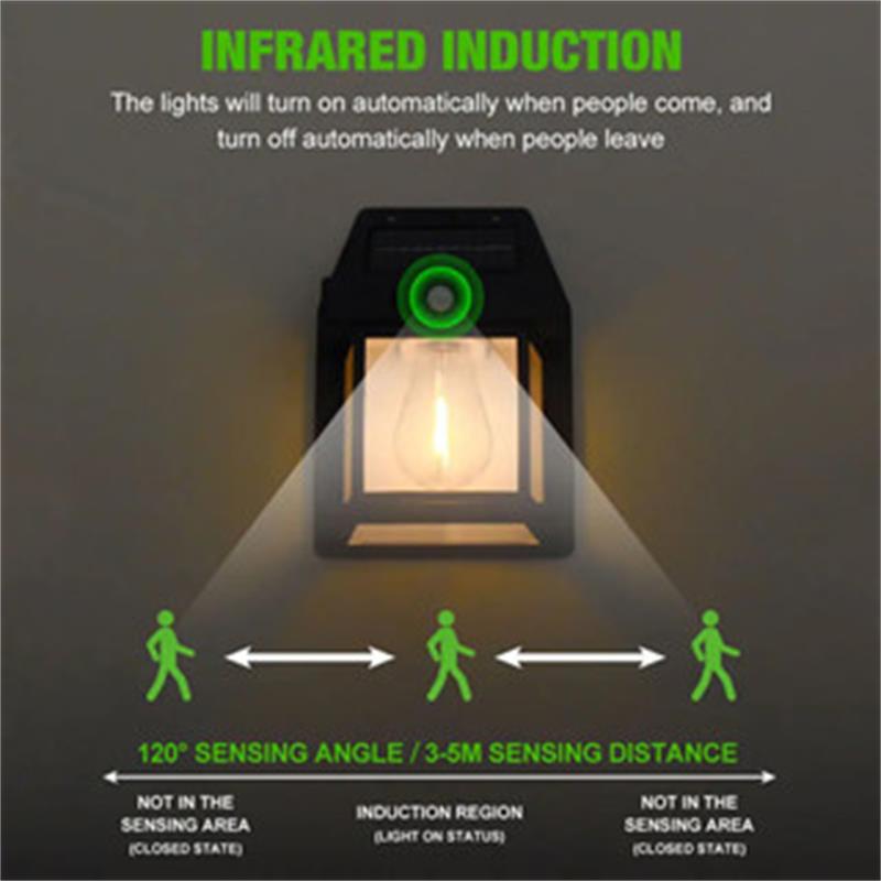 NEW Arrive Solar Wall Light Outdoor Lamp Hiasan Waterproof Garden Decor Lantern Street Solar Lamp Light Decora