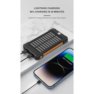 PB solar power bank SPB18 8000mAh Portable Power Station Fast Charging USB LED powerbank mobile powe